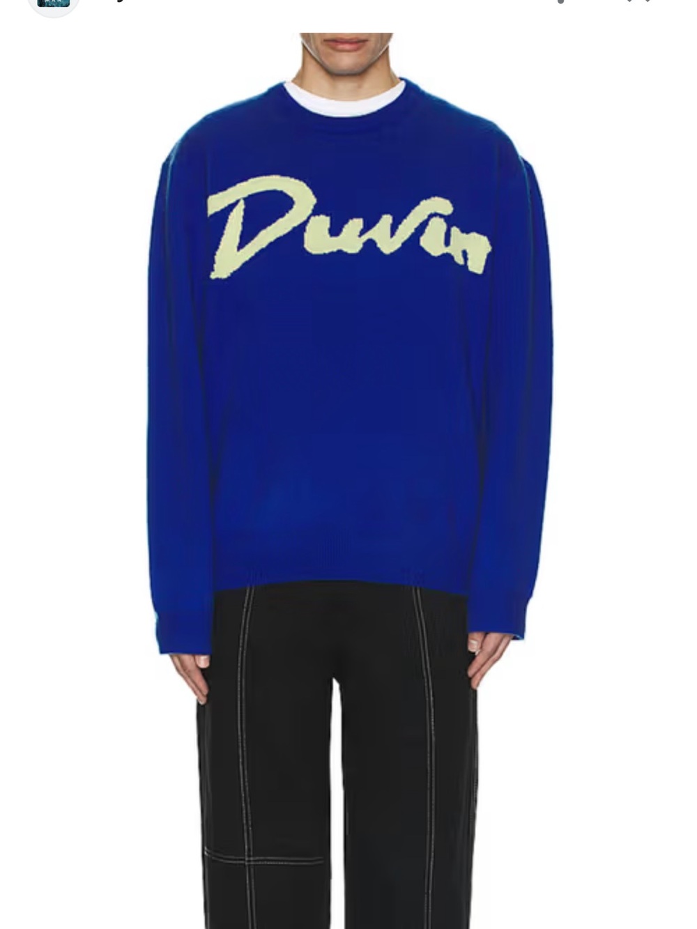 Duvin Crew Knit Sweater